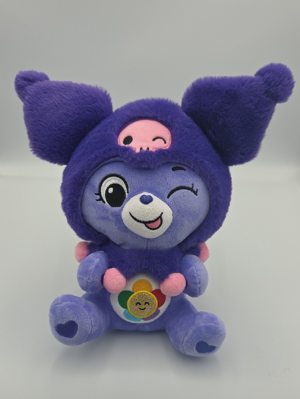 Sanrio Hello Kitty And Friends Care Bears Kuromi Harmony Bear 10" Plush Bear